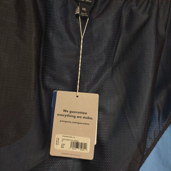 Patagonia Men's Baggies Shorts 5" Relaxed Fit Clean Current Patch Lago Blue  XXL - Picture 10 of 11
